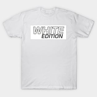 White Edition Sticker&Magnet T-Shirt